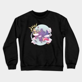 Cats In Space Crewneck Sweatshirt